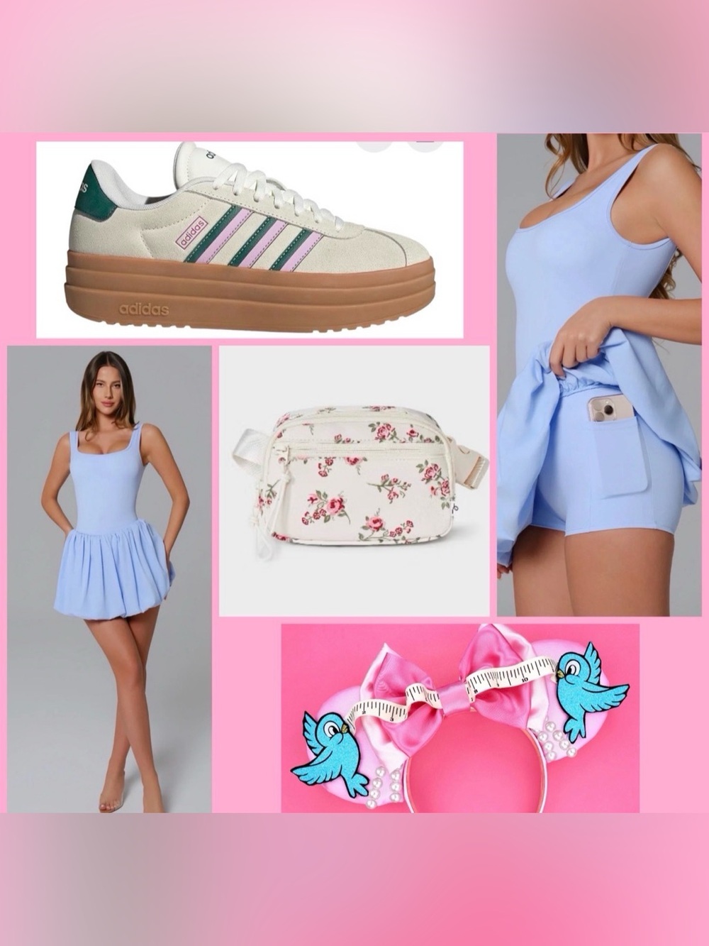 Callie Mini Dress - Sky Blue